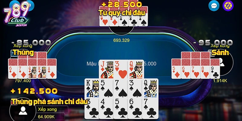 Cách Chơi Mậu Binh Dễ Hiểu - Hướng Dẫn Chi Tiết 789Club 3 Cách sắp xếp bài Mậu Binh hợp lý